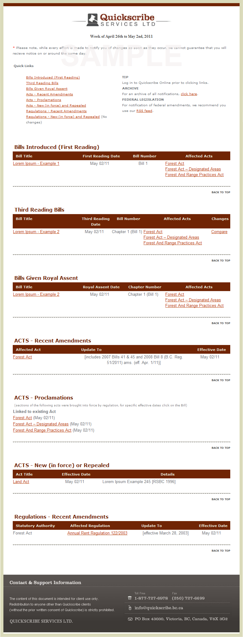 QS Reporter ScreenShot